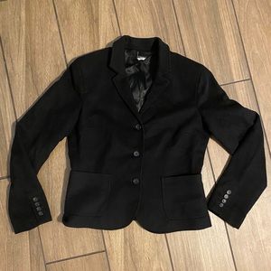 J.crew black lined wood size L